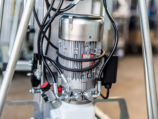 elevador de carga ALP-LIFT modelo LH electro-hidráulico