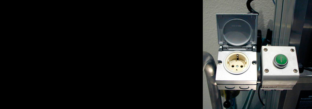 ALIMENTACIÓN DE CORRIENTE EN LA CESTA
			